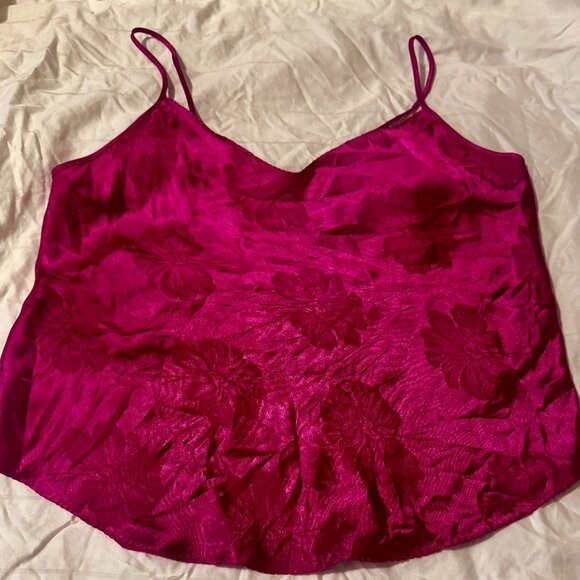 california dynasty Tops - Vintage California Dynasty Silky Spaghetti Stap Blouse